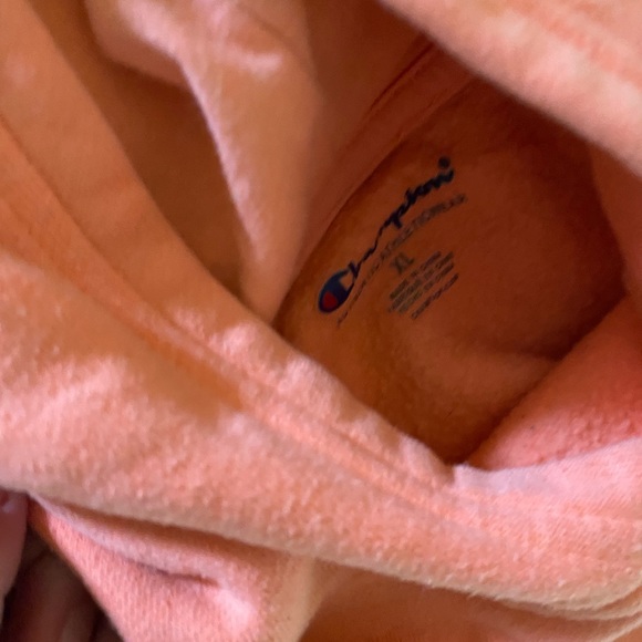 A peach champion hoodie! Size XL in kids:) - Picture 2 of 3
